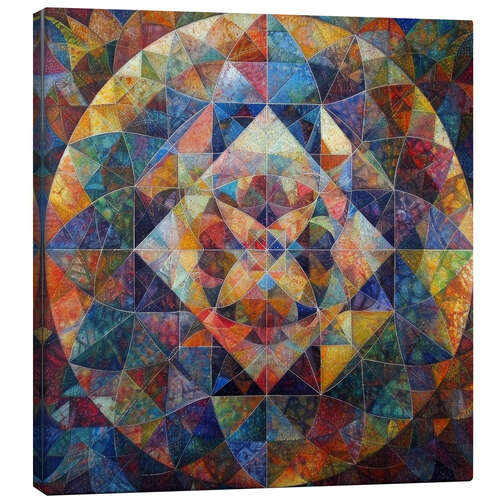 Canvas print Awakening - Flower of Life