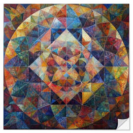 Wandsticker Awakening - Blume des Lebens