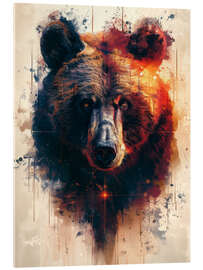 Quadro em acrílico Bear power - DejaReve
