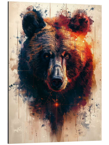 Obraz na aluminium Bear power