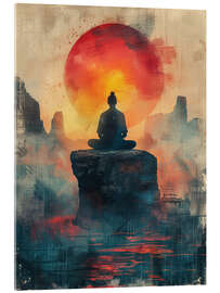 Akrylglastavla Meditative Stillness - DejaReve