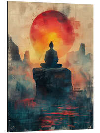 Aluminiumtavla Meditative Stillness
