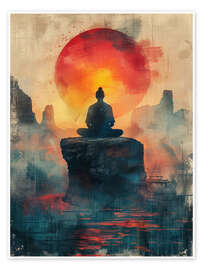 Poster Meditative Stillness - DejaReve