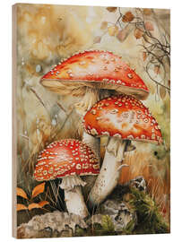 Puutaulu Enchanted Caps: Forest Floor Wonders - DejaReve