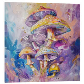 Akrylglastavla Forest's Fungal Ballet - DejaReve