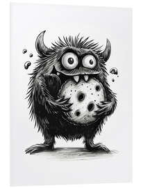 Hartschaumbild Keksmonster II - Bettina Dittmann