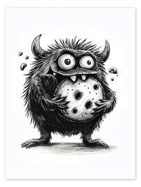 Wall print Cookie Monster II - Bettina Dittmann