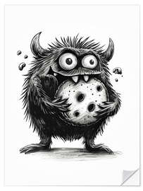 Vinilo para la pared Cookie Monster II - Bettina Dittmann