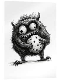 Acrylglasbild Keksmonster I