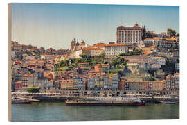 Holzbild Stadt Porto - Manjik Pictures