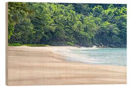 Wood print Surin Beach, Thailand