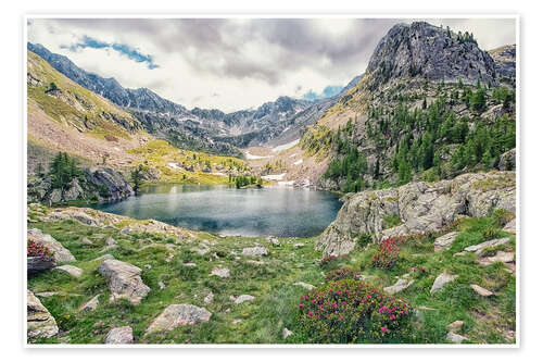 Plakat Trecolpas Lake