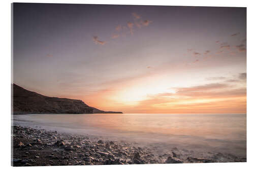 Acrylic print Stone beach on the volcanic island of Fuerteventura