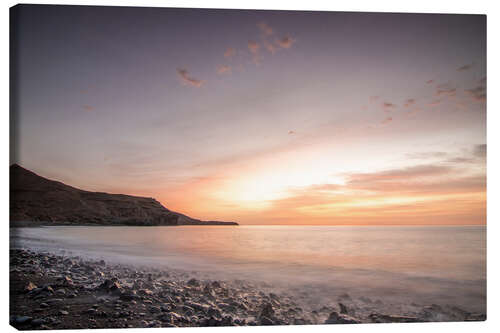 Lienzo Stone beach on the volcanic island of Fuerteventura