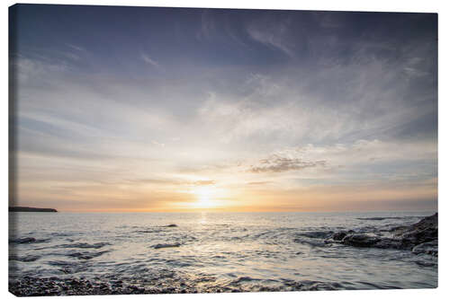 Canvas print Coast at sunrise, Fuerteventura