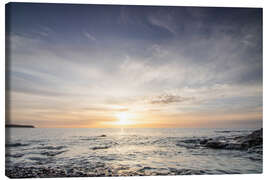 Canvas print Coast at sunrise, Fuerteventura - Jan Wehnert