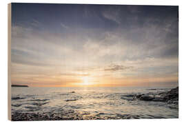 Quadro de madeira Coast at sunrise, Fuerteventura - Jan Wehnert
