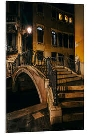 Alubild Venedig bei Nacht - Jaroslaw Blaminsky