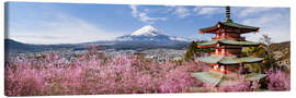 Tableau sur toile Fuji and the beauty of Japan - Melanie Viola