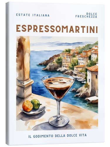 Canvas print Espresso Martini - Estate Italiana