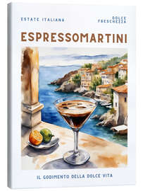 Quadro em tela Espresso Martini - Estate Italiana - Ohkimiko