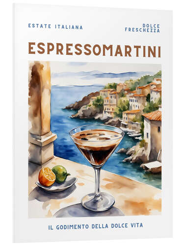 PVC-tavla Espresso Martini - Estate Italiana