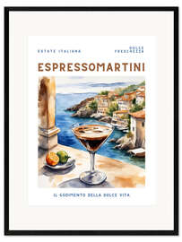 Kunsttryk i ramme Espresso Martini - Estate Italiana