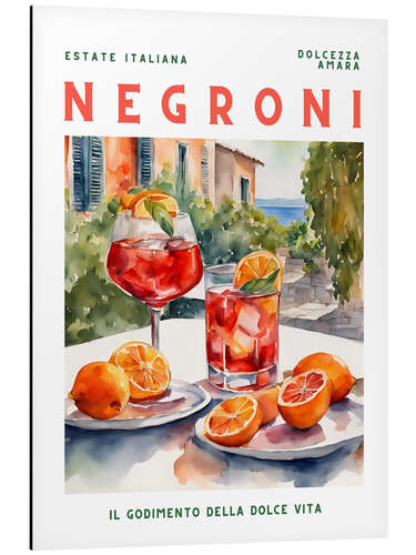 Aluminium print Negroni - Estate Italiana