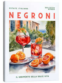 Leinwandbild Negroni - Estate Italiana - Ohkimiko