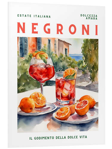 PVC-tavla Negroni - Estate Italiana