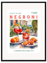 Kunsttryk i ramme Negroni - Estate Italiana