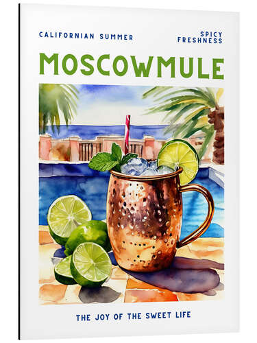 Aluminiumsbilde Moscow Mule - Californian Summer