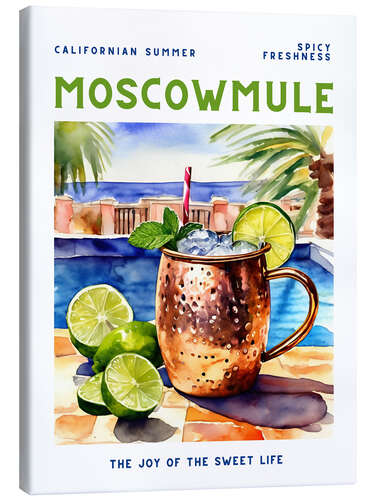 Canvas print Moscow Mule - Californian Summer