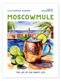 Poster Moscow Mule - Californian Summer