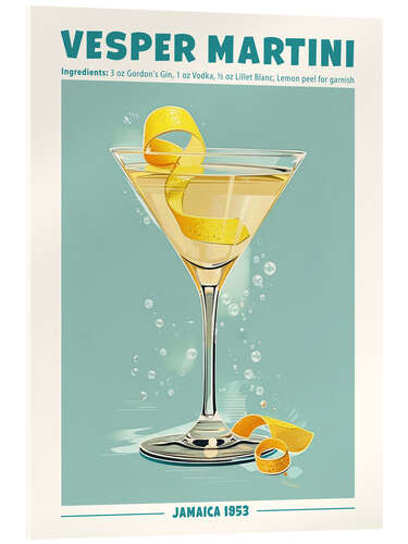 Acrylglasbild Vesper Martini, Jamaica 1953