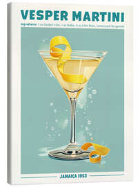 Canvas print Vesper Martini, Jamaica 1953 - TAlex
