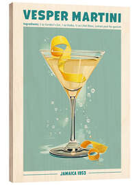 Puutaulu Vesper Martini, Jamaica 1953 - TAlex