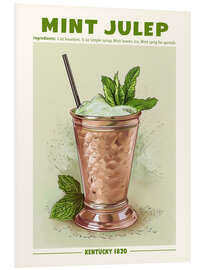 Tableau en PVC Mint Julep, Kentucky 1820 - TAlex