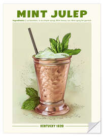 Wall sticker Mint Julep, Kentucky 1820 - TAlex