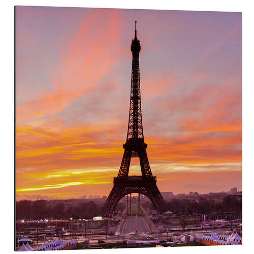 Obraz na aluminium Eiffel Tower at sunrise