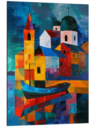Tableau en aluminium Sacred Reflections: The Church by the Bay