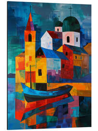 Tableau en aluminium Sacred Reflections: The Church by the Bay
