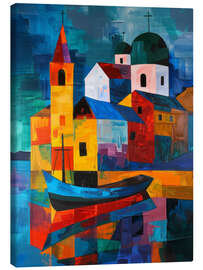 Lienzo Sacred Reflections: The Church by the Bay - DejaReve