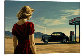 Gallery print At the gas station with E. Hopper