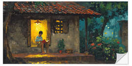 Wandsticker Vietnam Night