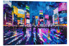 Acrylglasbild Shibuya Night