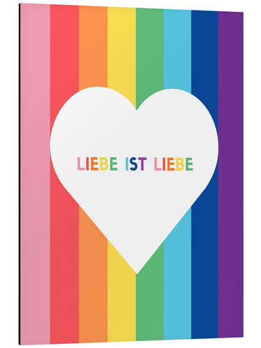 Alubild Liebe ist Liebe