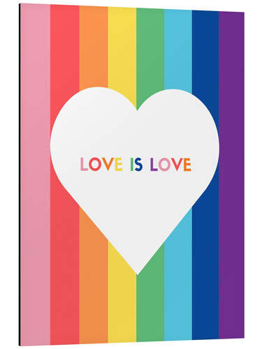 Obraz na aluminium Love is love