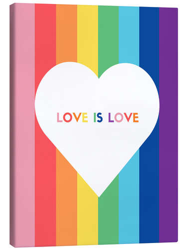 Canvas print Love is love
