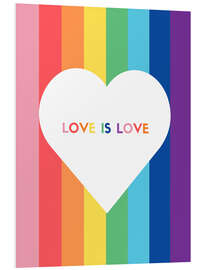 Bilde på skumplate Love is love